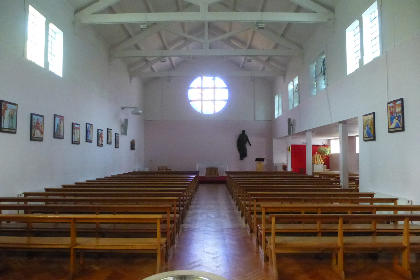 inside the church