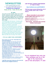 NEWSLETTER MON 4th MAY 2020 SUN 10th MAY 2020