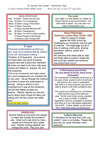 NEWSLETTER Mon 21st July Sun 27th July 2025