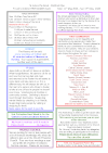 NEWSLETTER Mon 11th May Sun17th May 2026