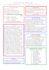 NEWSLETTER Mon 12th May 18th May 2025