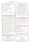 NEWSLETTER Mon 23rd February 1st March 2026