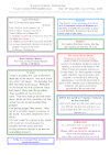 NEWSLETTER Mon 25th May Sun 31st May 2026