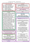 NEWSLETTER Mon 7th July Sun 13th July 2025